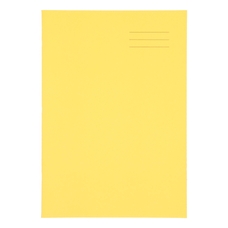 Classmates A4+ Exercise Book 48 Page, 12mm Ruled With Margin / Plain Alternate, Yellow - Pack of 50